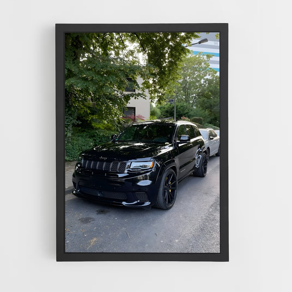 Poster Trailblazer Black – affiche Jeep (vue 2)